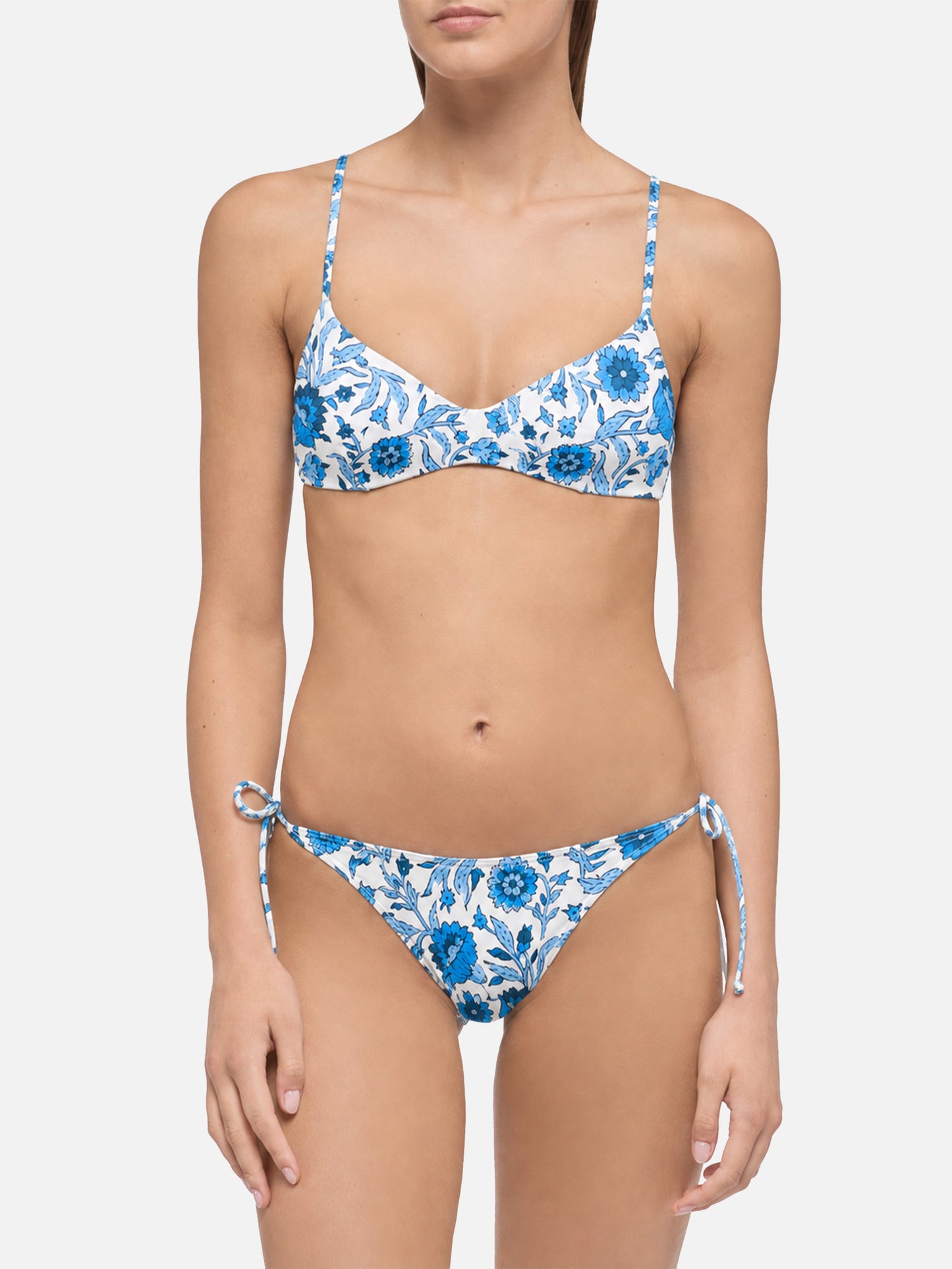 May Virgo Batik-Bikini in Hellblau 