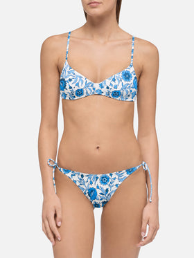 May Virgo Batik-Bikini in Hellblau 