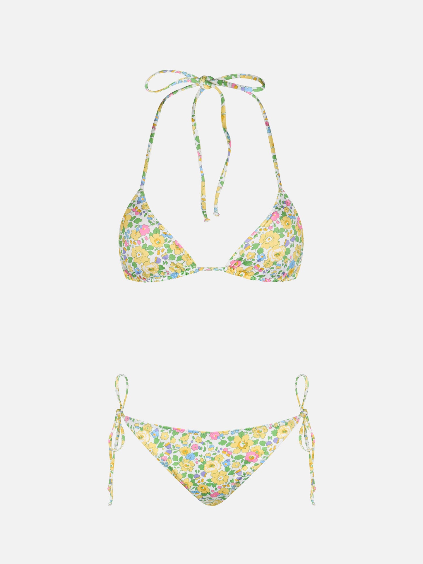 Bikini da donna a triangolo Betsy Leah Virgo | REALIZZATO CON TESSUTO LIBERTY