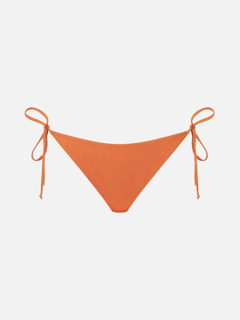 Woman lurex swim briefs