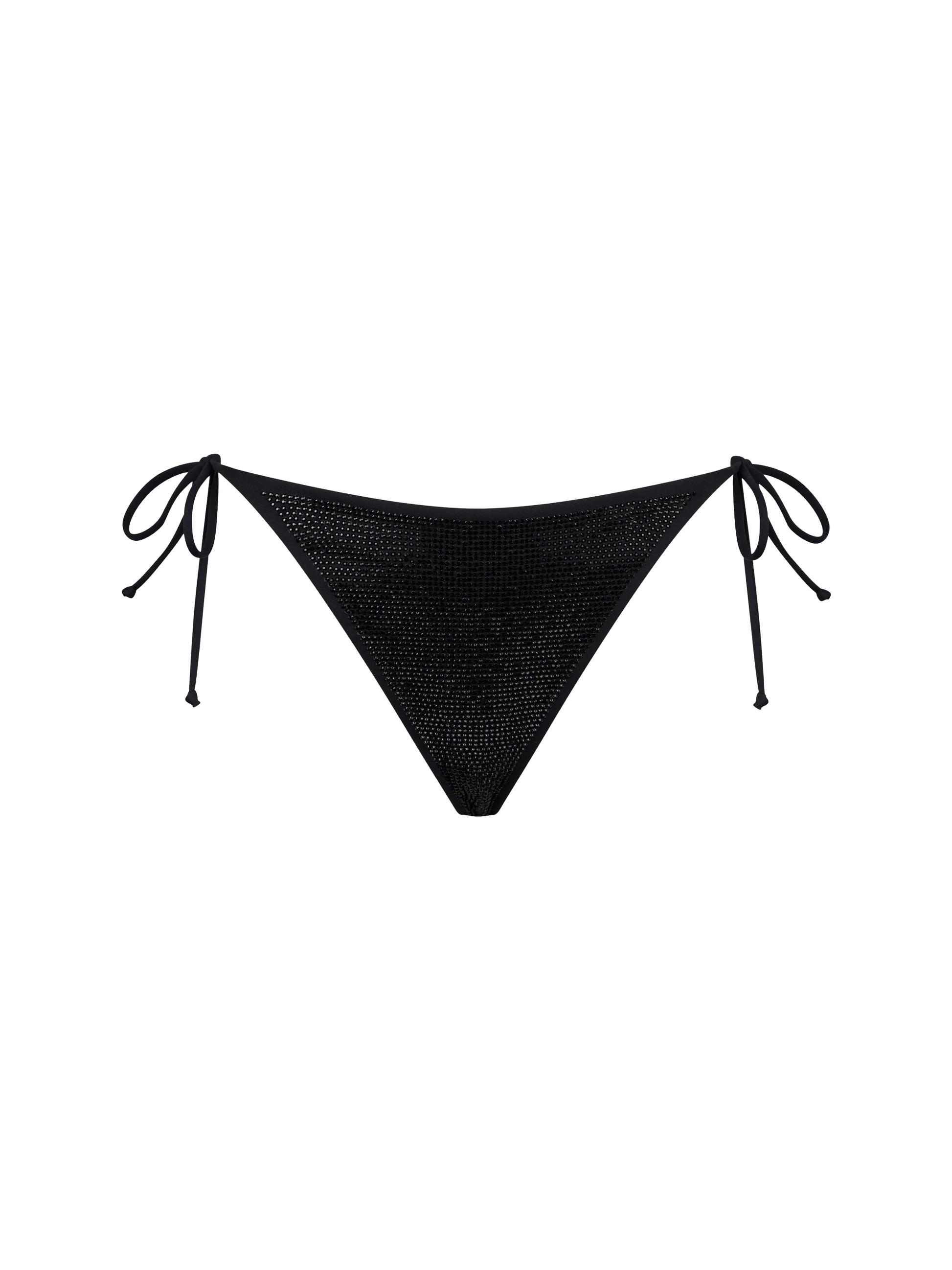 Woman swim briefs with black rhinestones - MC2 Saint Barth