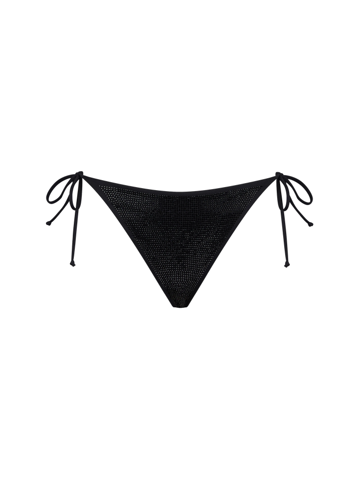 Woman swim briefs with black rhinestones - MC2 Saint Barth