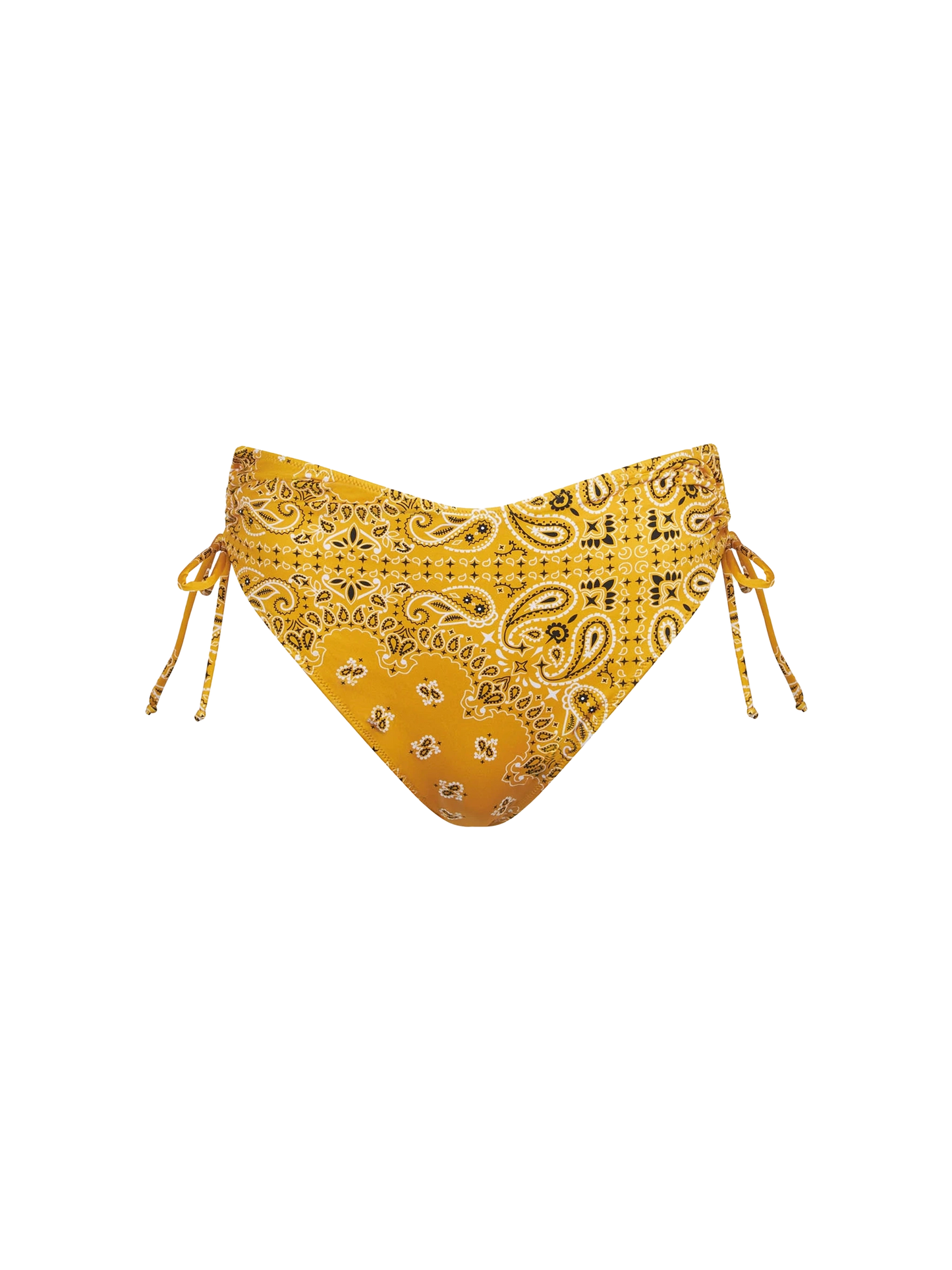 Woman high waist swim briefs with bandanna print - MC2 Saint Barth