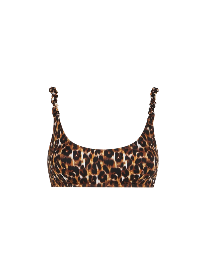 Woman bralette swimsuit with leopard print - MC2 Saint Barth