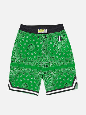 Boy long swim shorts with bandanna print - MC2 Saint Barth