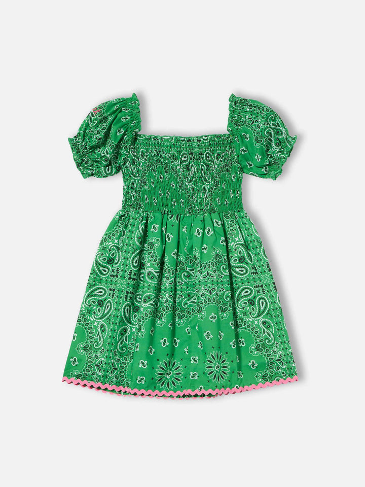 Girl dress bandanna print - MC2 Saint Barth