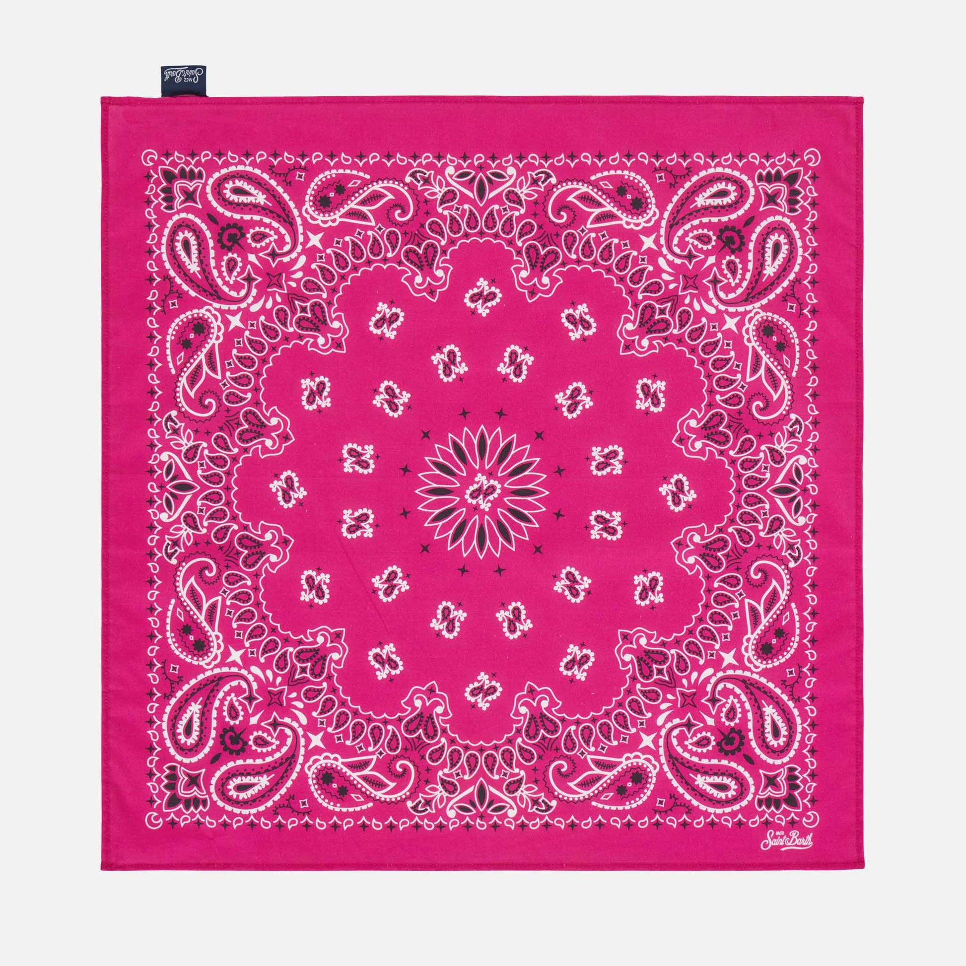 Foulard fucsia bandanna - MC2 Saint Barth