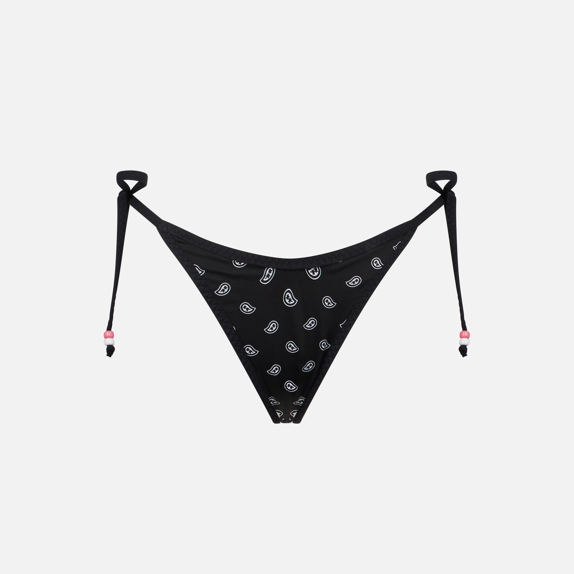 Woman cheeky swim briefs with bandanna print - MC2 Saint Barth