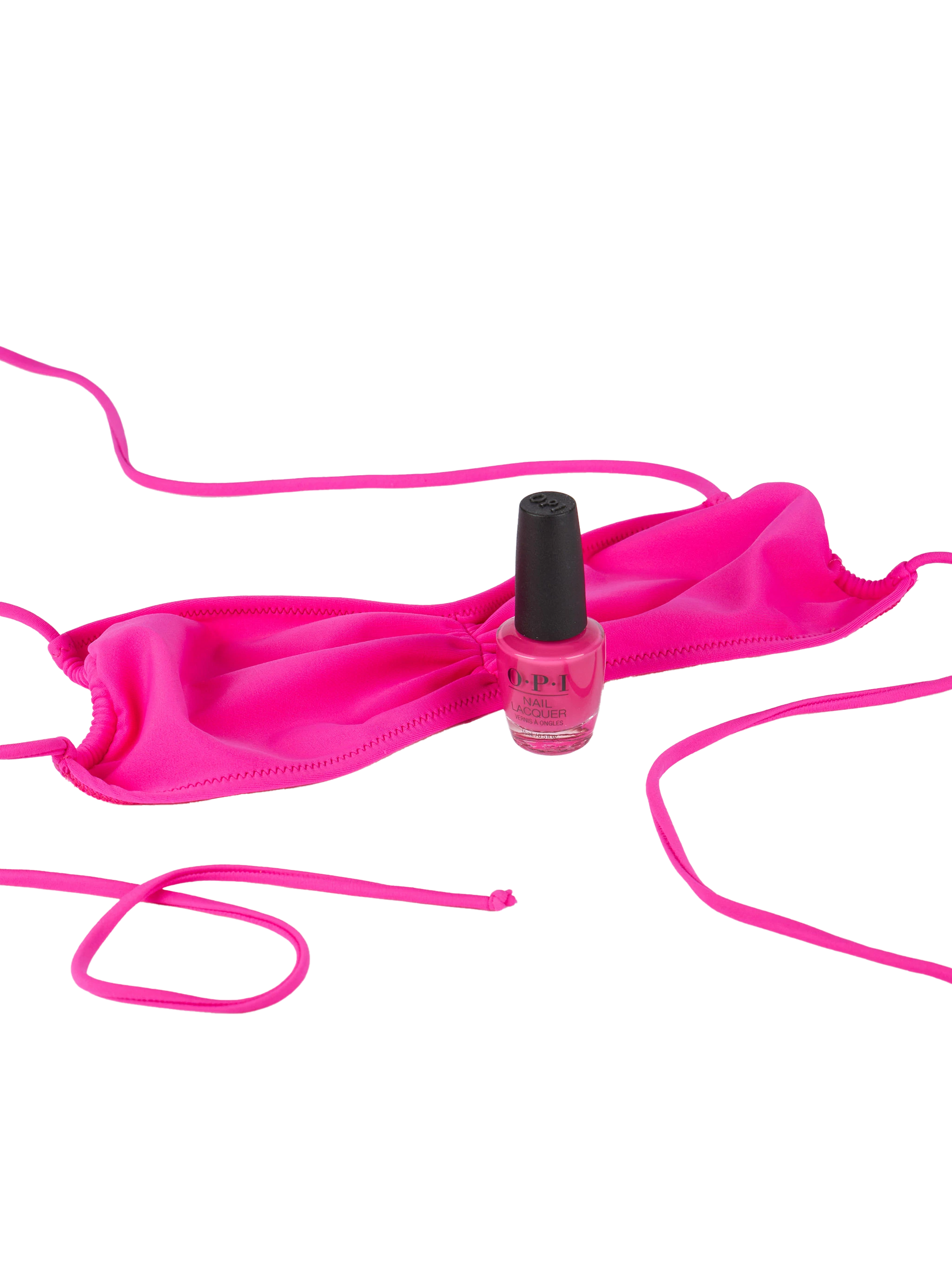 Woman fuchsia bandeau top swimsuit - MC2 Saint Barth