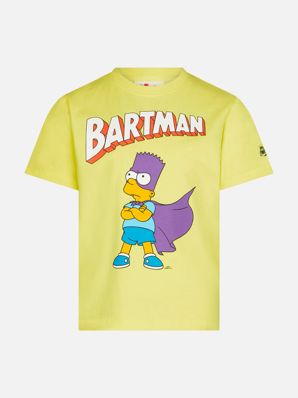 Gelbes Baumwoll-T-Shirt für Jungen mit Bartman-Aufdruck | DIE SIMPSONS-SONDERAUSGABE