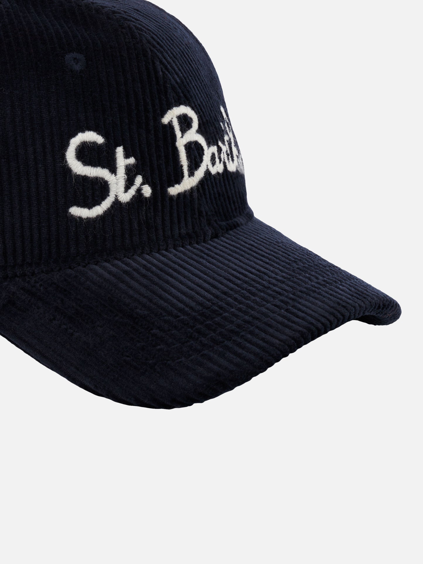Baseball corduroy cap with St. Barth embroidery - MC2 Saint Barth