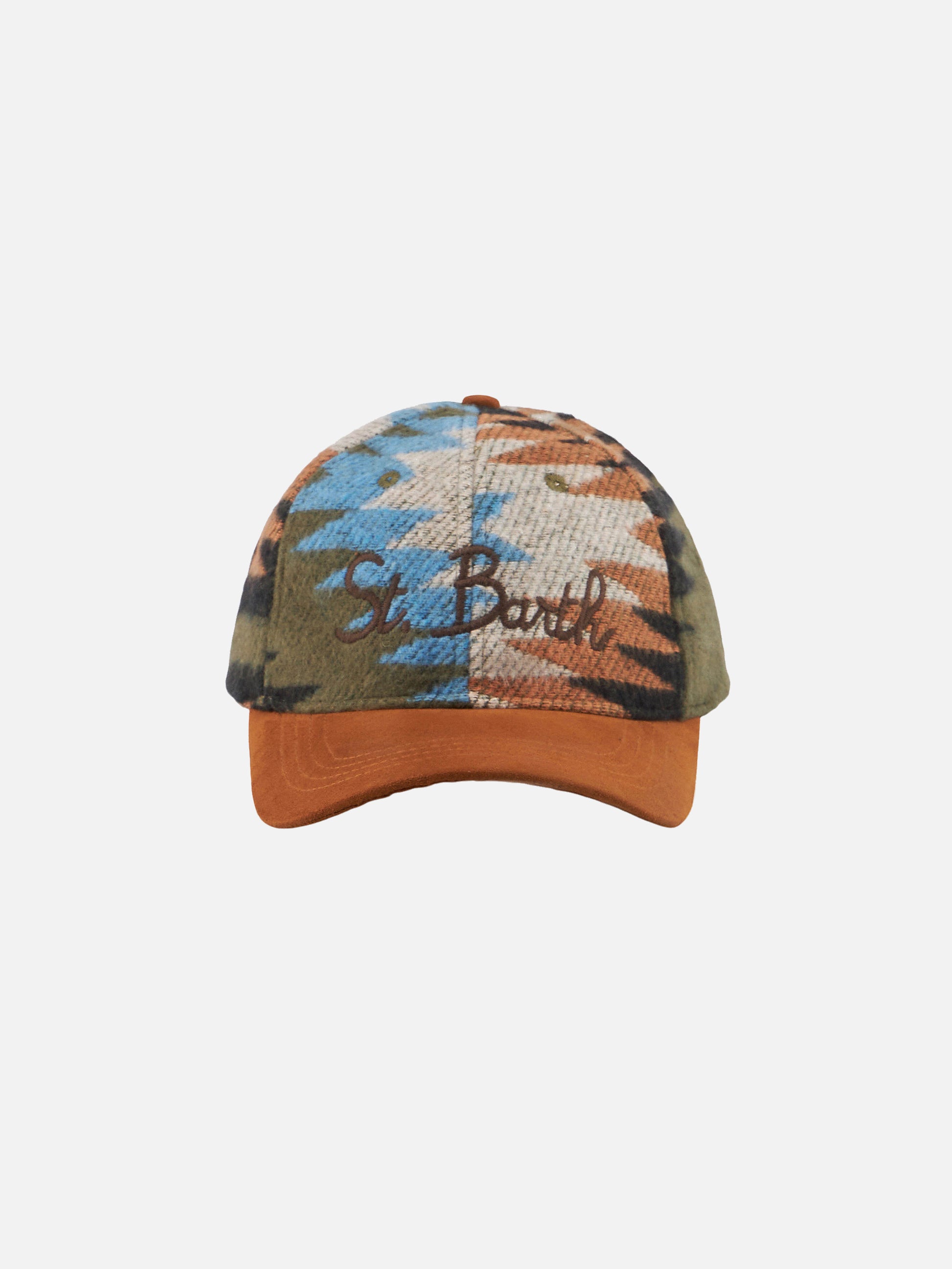 Baseball corduroy cap with St. Barth embroidery - MC2 Saint Barth