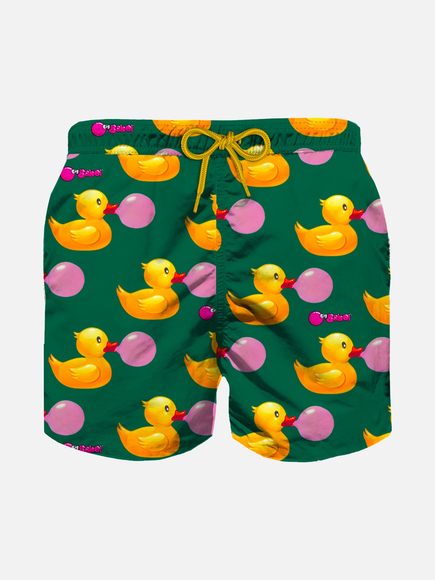 Boy swim shorts with ducky and Big Babol print | BIG BABOL® SPECIAL EDITION - MC2 Saint Barth