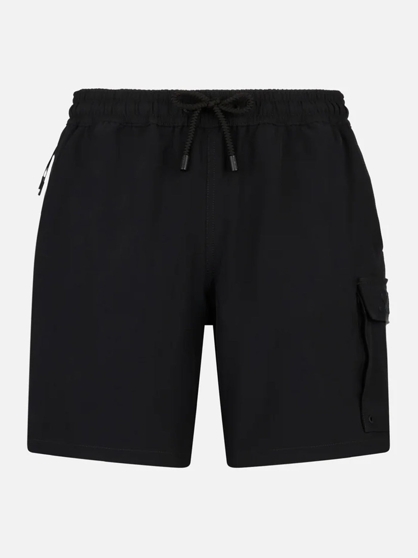 Man comfort and stretch black swim shorts - MC2 Saint Barth