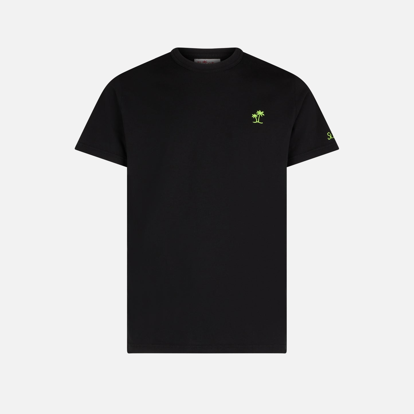 Herren-T-Shirt aus schwarzer Baumwolle