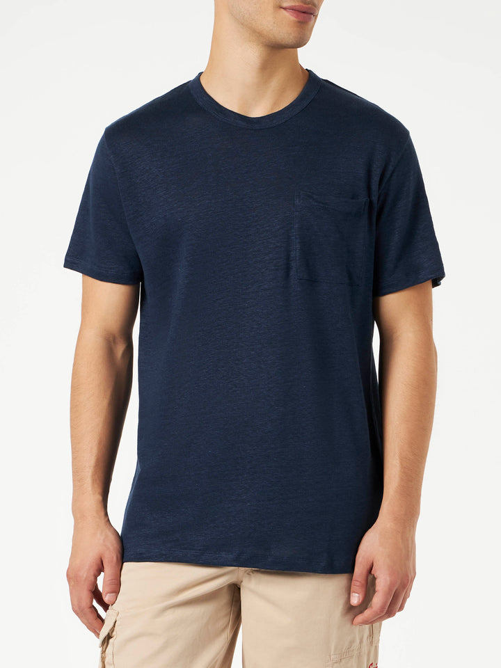 Man linen jersey t-shirt - MC2 Saint Barth