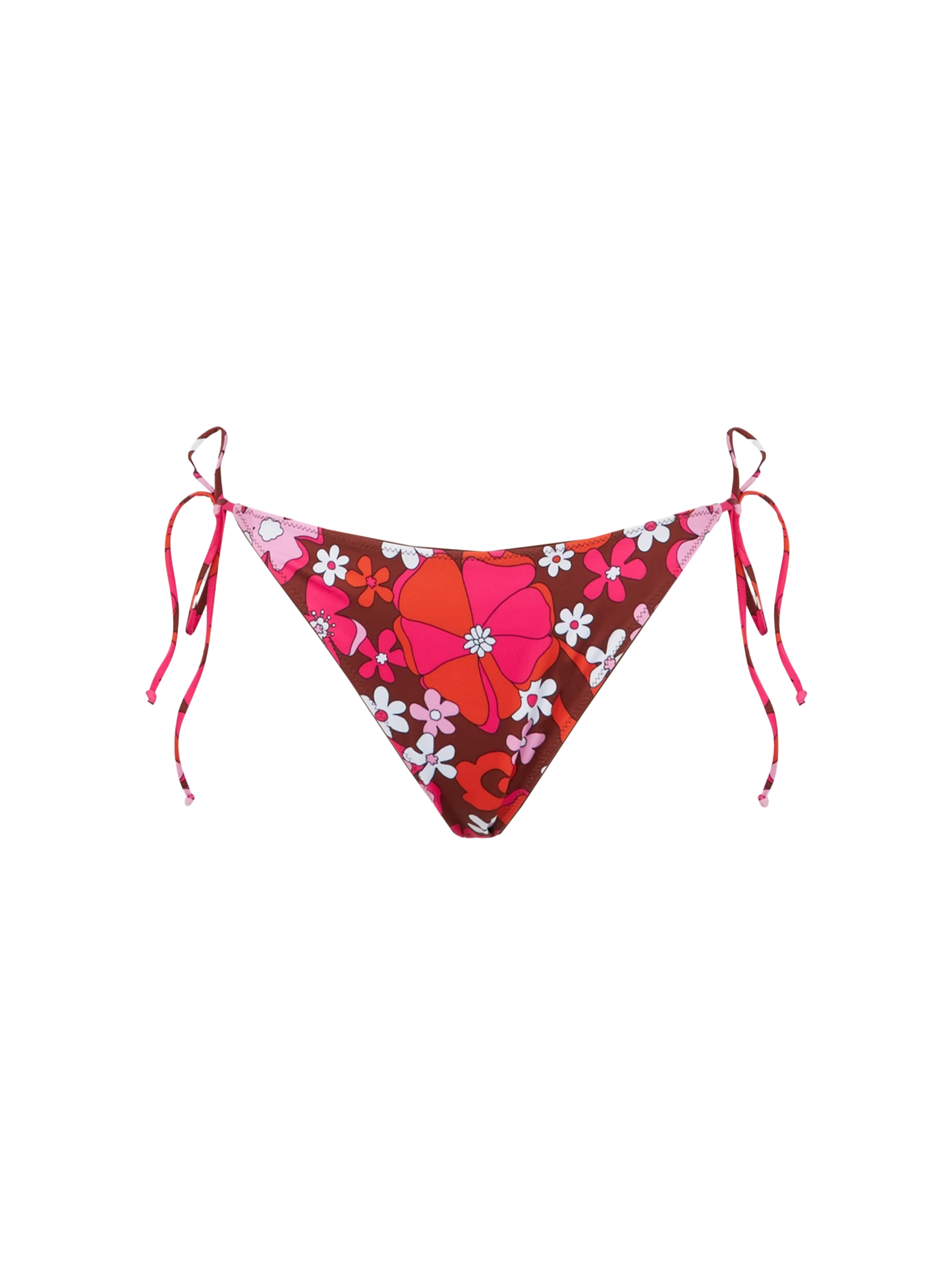 Woman swim briefs with flower print - MC2 Saint Barth