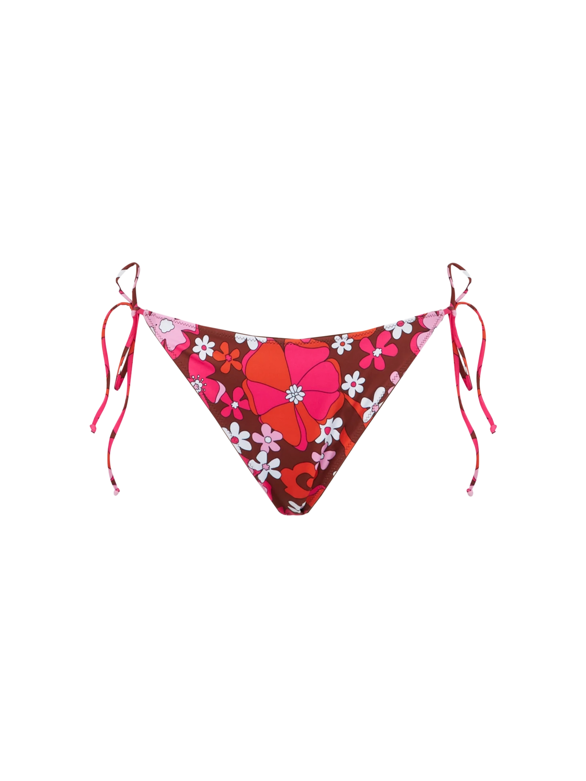 Woman swim briefs with flower print - MC2 Saint Barth