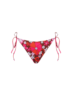 Woman swim briefs with flower print - MC2 Saint Barth