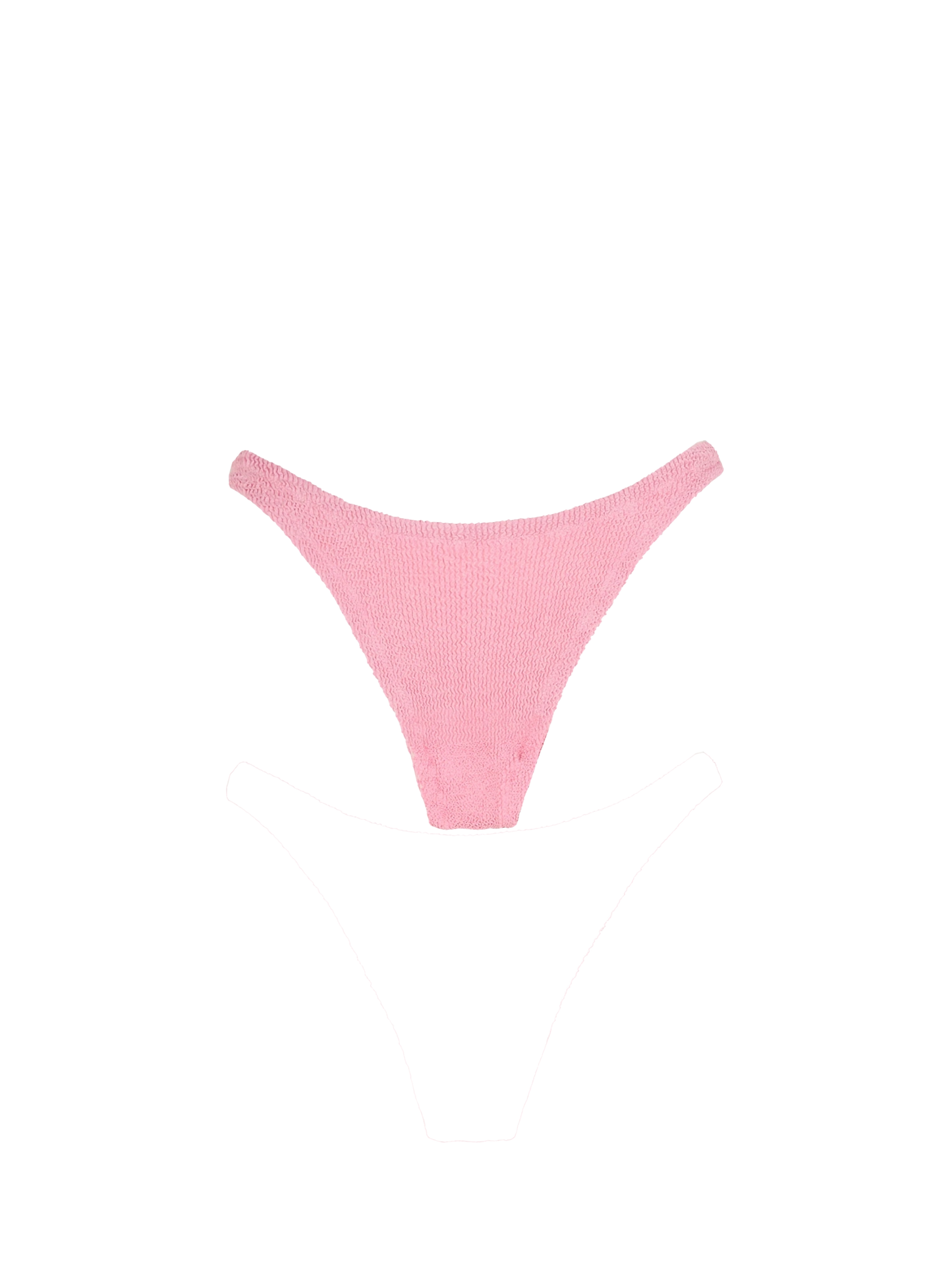 Woman pink crinkle swim briefs - MC2 Saint Barth