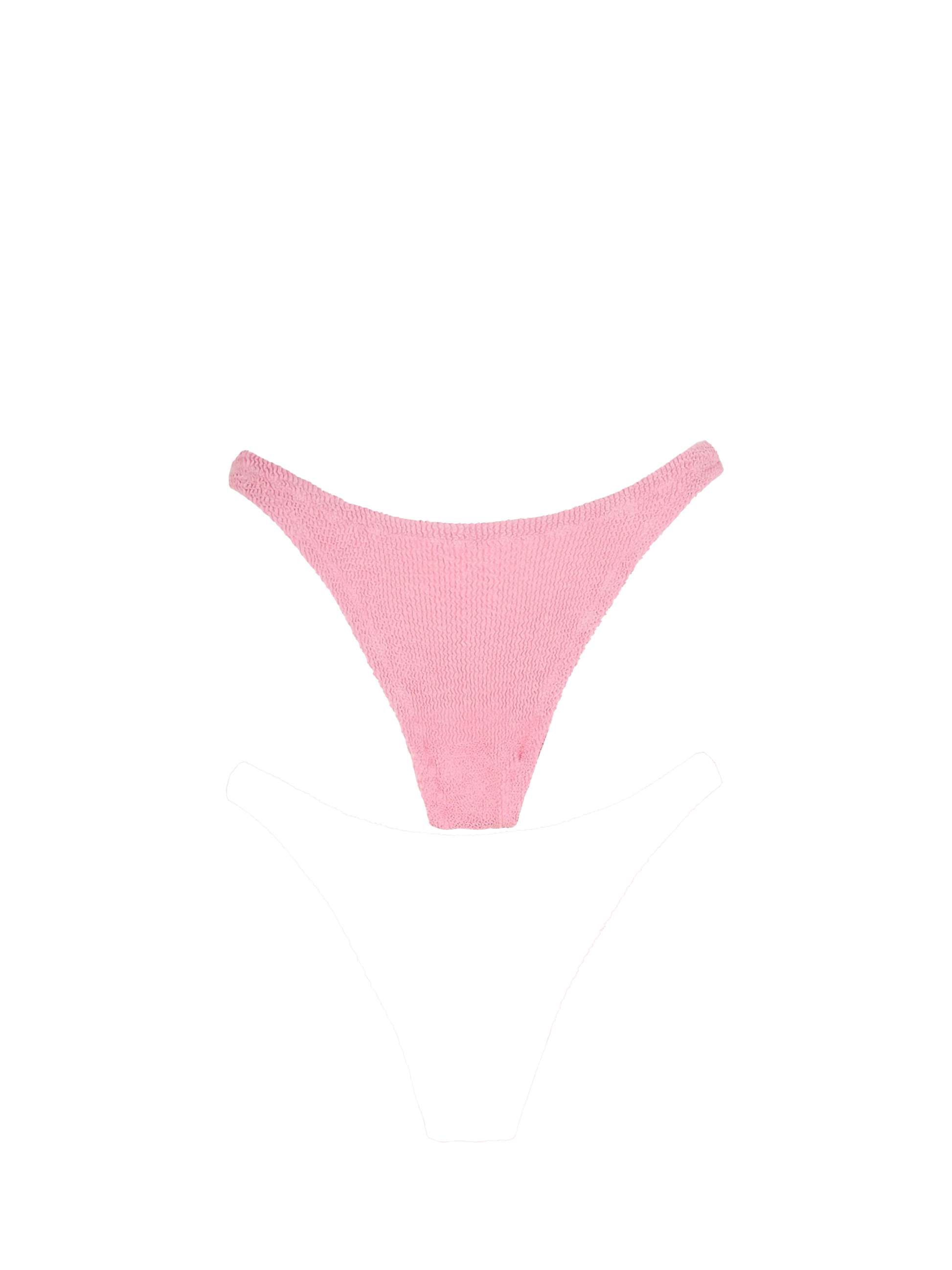 Woman pink crinkle swim briefs - MC2 Saint Barth