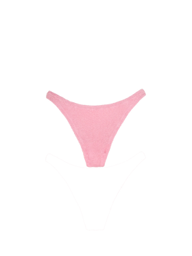 Woman pink crinkle swim briefs - MC2 Saint Barth