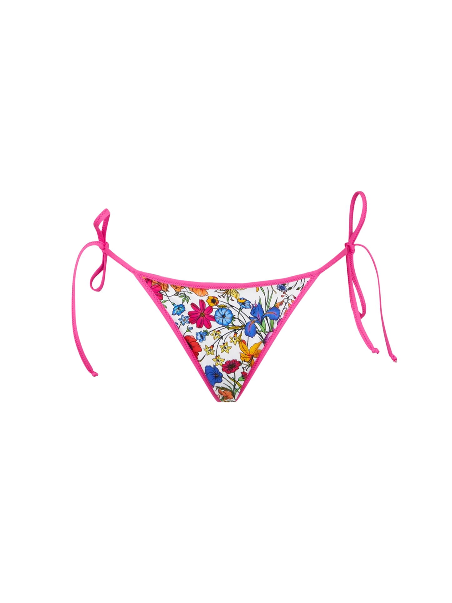 Woman swim briefs with flower print - MC2 Saint Barth