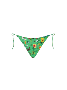 Woman swim briefs with flower print - MC2 Saint Barth