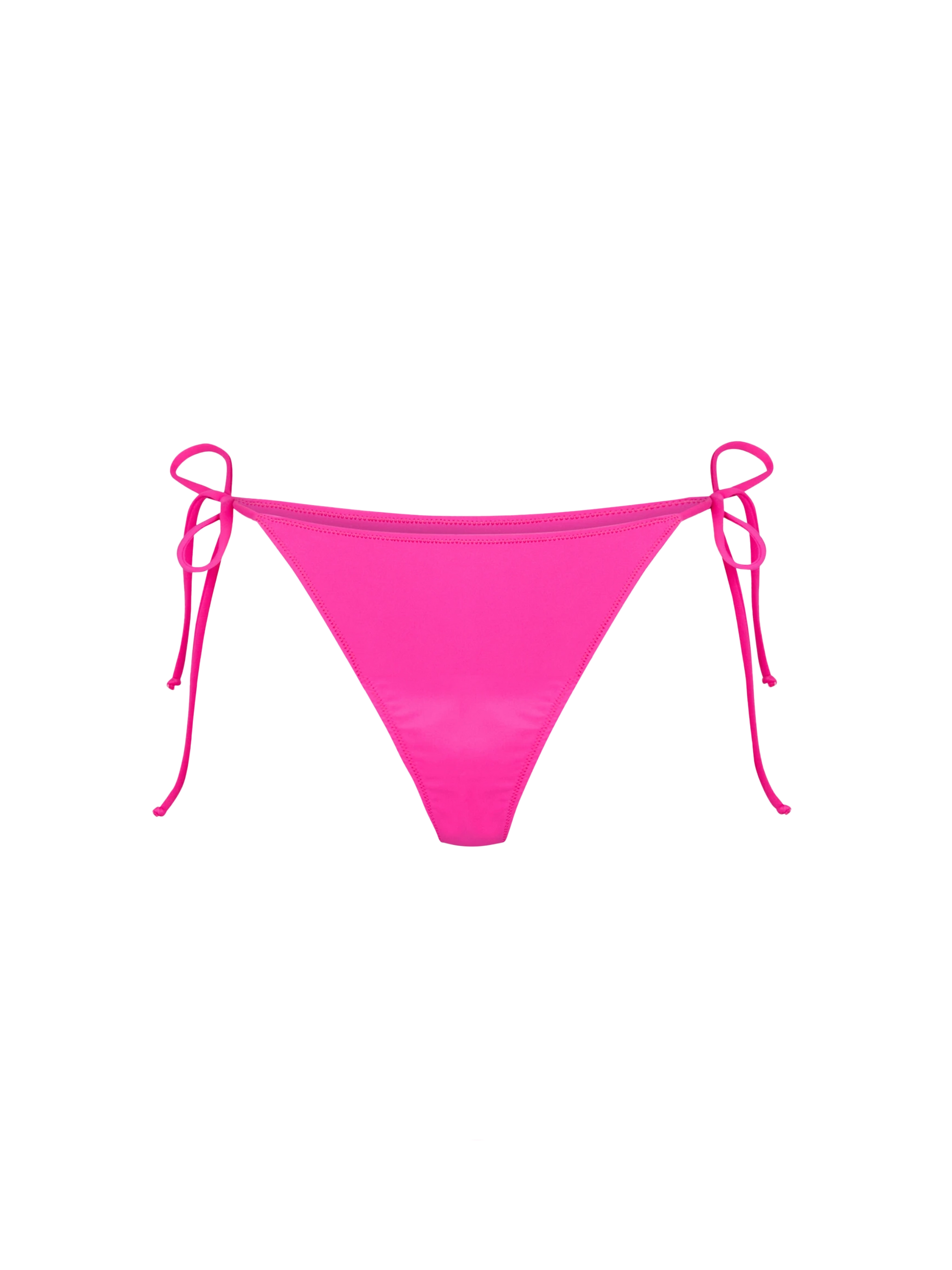 Woman fuchsia swim briefs with side laces - MC2 Saint Barth