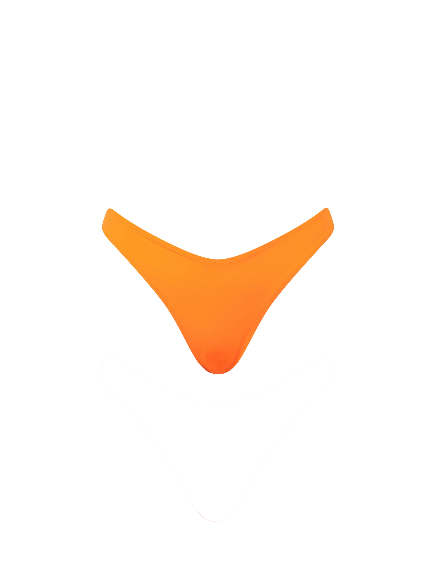 Woman fluo orange cheeky swim briefs - MC2 Saint Barth