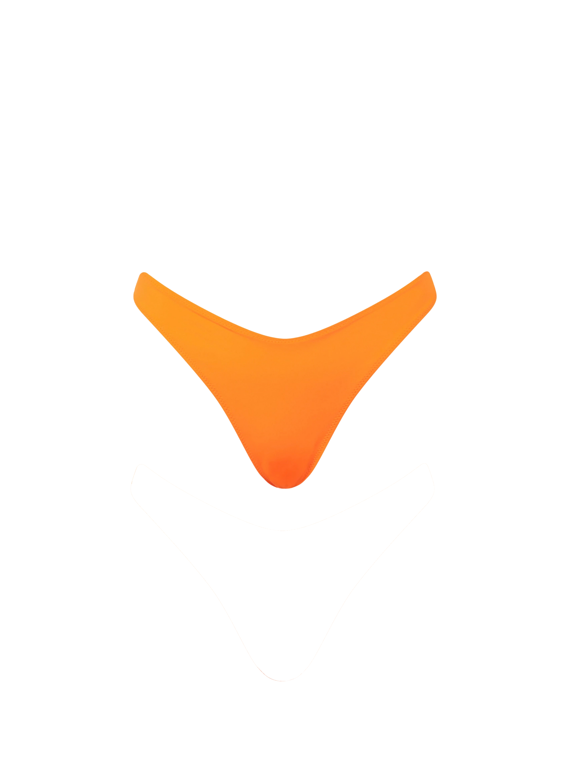 Woman fluo orange cheeky swim briefs - MC2 Saint Barth