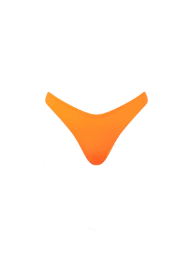 Woman fluo orange cheeky swim briefs - MC2 Saint Barth