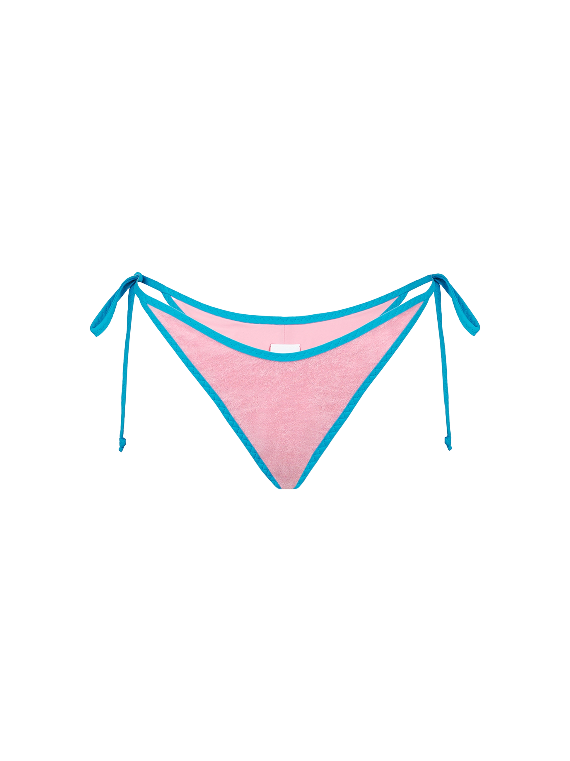 Woman pink terry cheeky swim briefs - MC2 Saint Barth