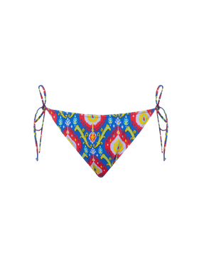 Woman swim briefs with multicolor ikat print - MC2 Saint Barth