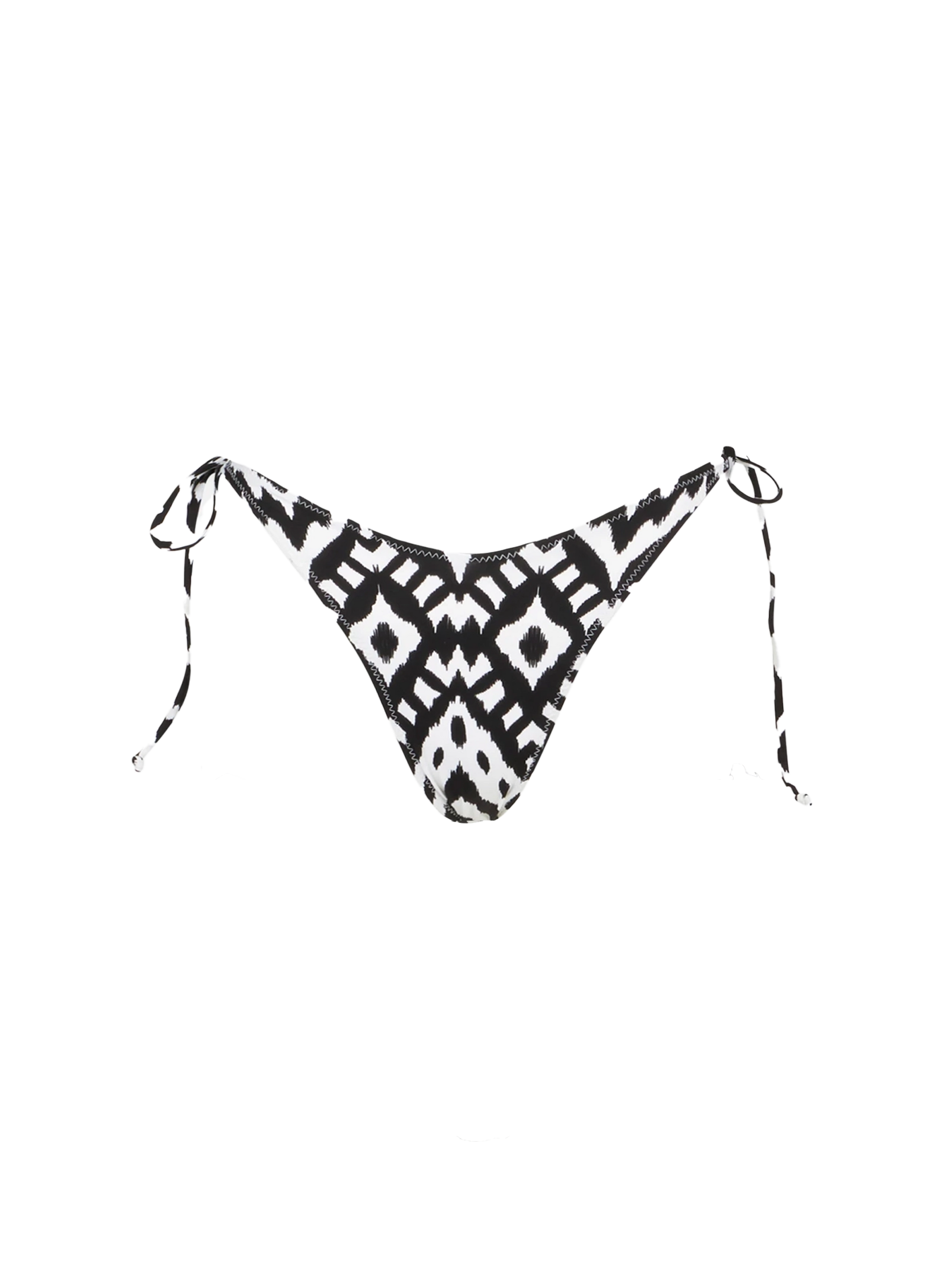 Woman cheeky swim briefs with ikat print - MC2 Saint Barth