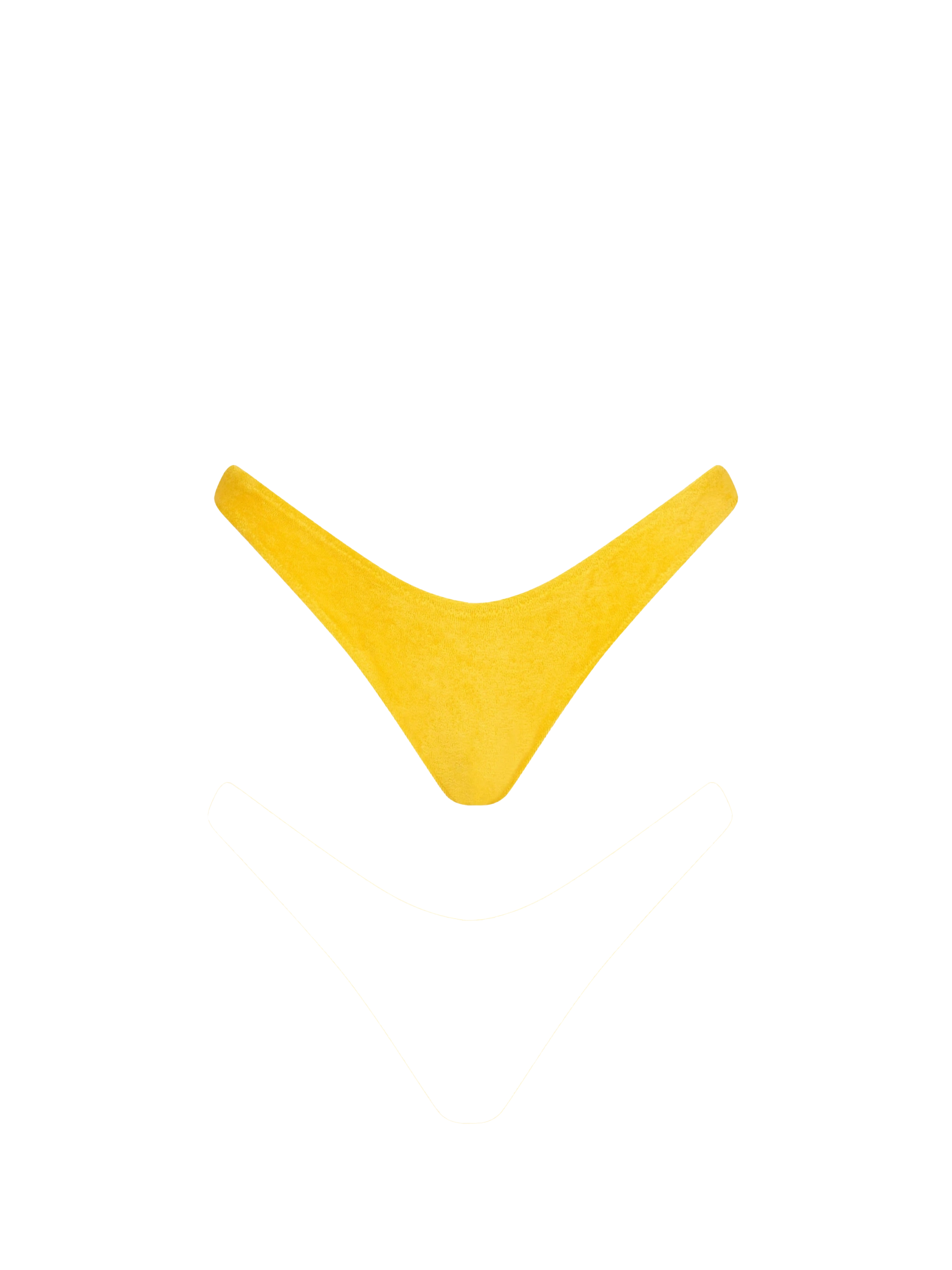 Woman terry cheeky swim briefs - MC2 Saint Barth