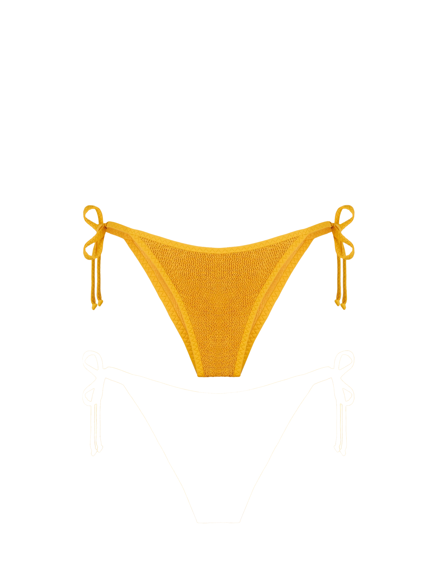 Woman crinkle cheeky swim briefs - MC2 Saint Barth