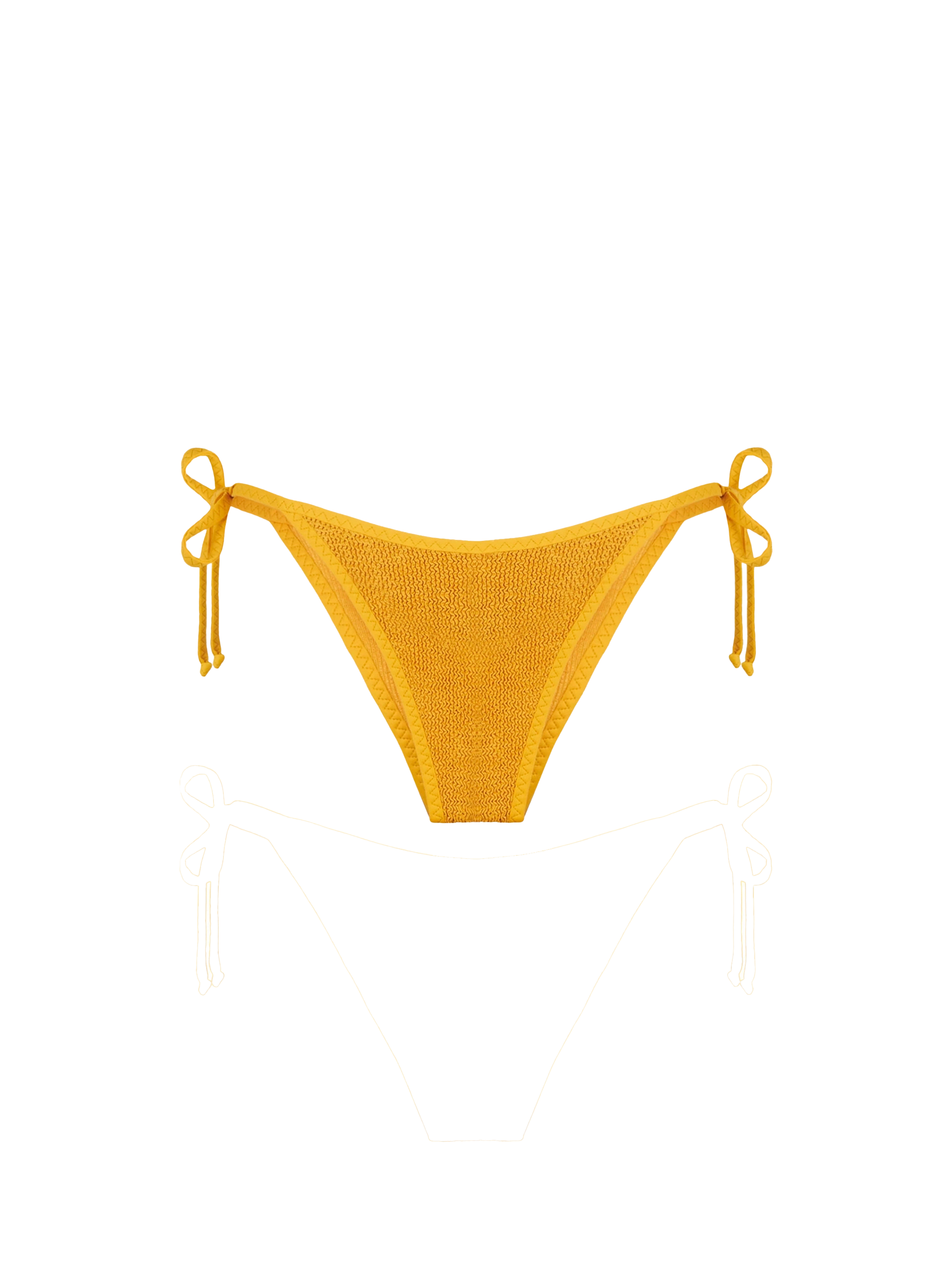 Woman crinkle cheeky swim briefs - MC2 Saint Barth