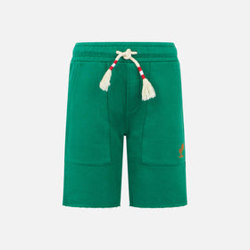 Boy cotton green bermuda - MC2 Saint Barth