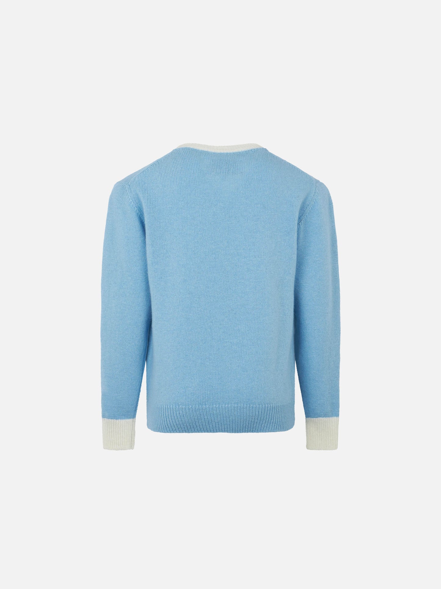 Rundhalspullover für Jungen mit Non Sono Stato Io-Aufdruck