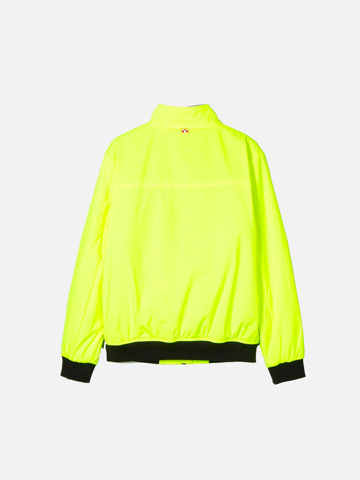 Boy fluo yellow bomber jacket Country Jr with furry lining - MC2 Saint Barth