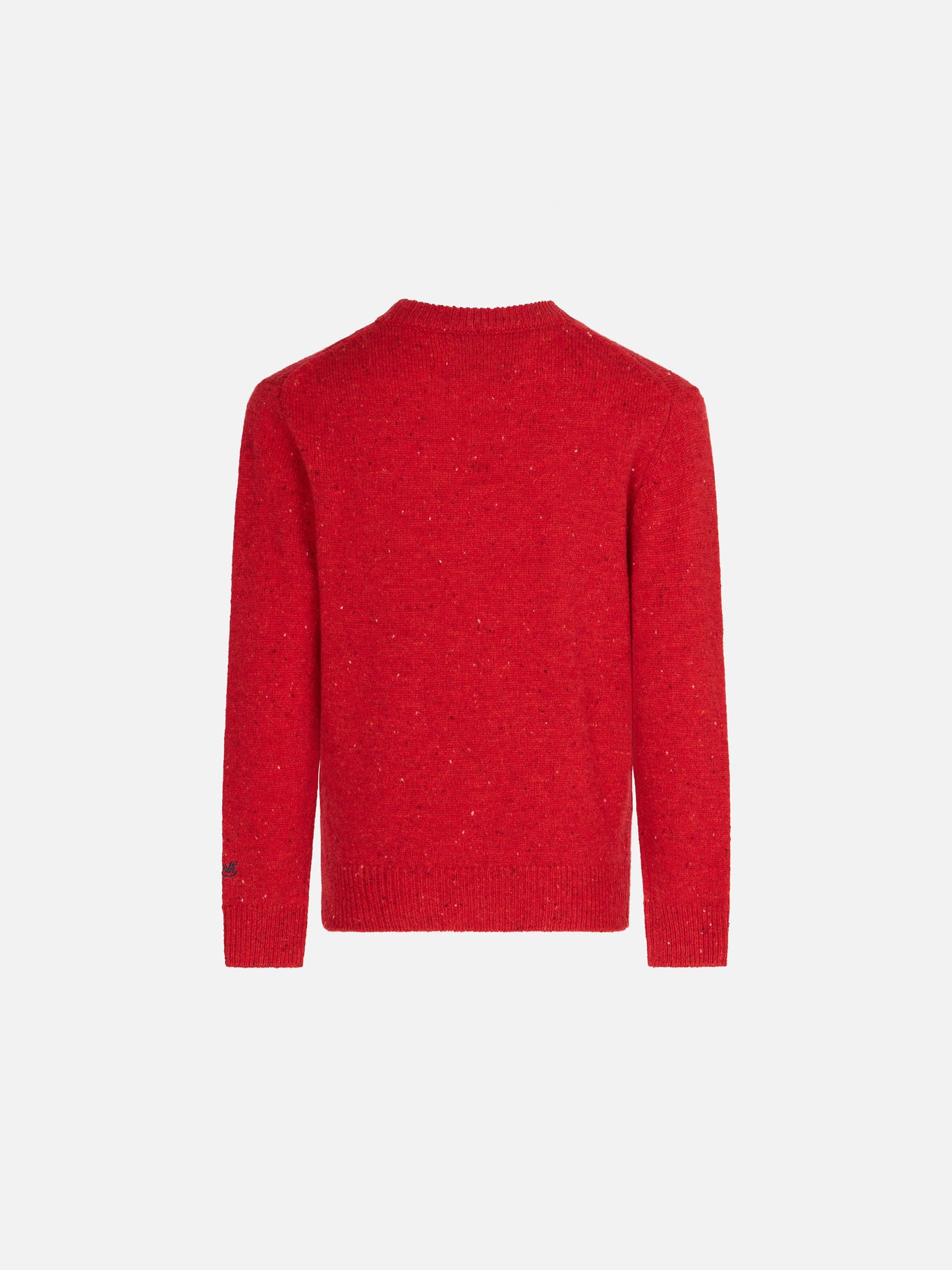 Boy red crewneck sweater - MC2 Saint Barth