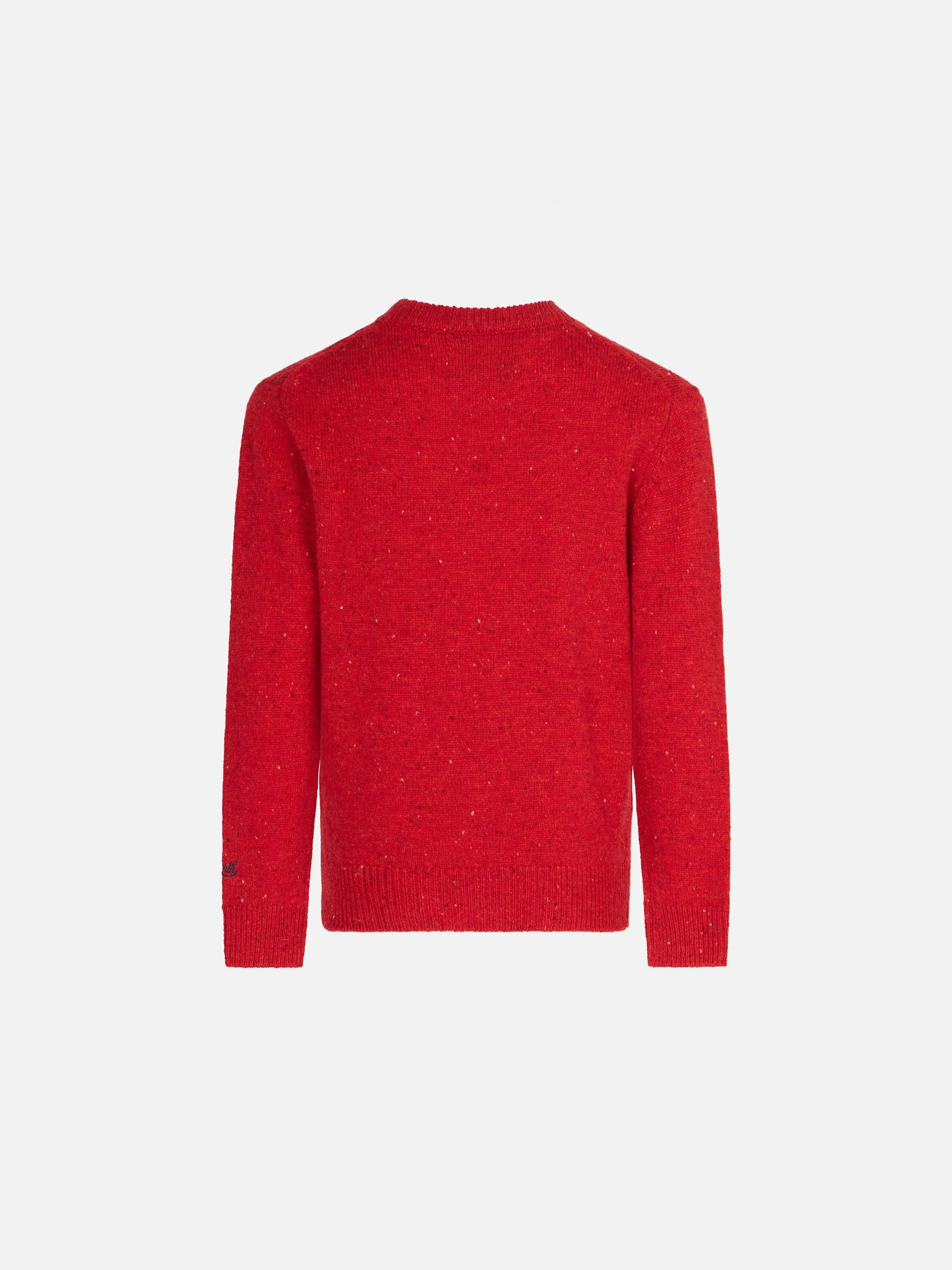 Boy red crewneck sweater - MC2 Saint Barth