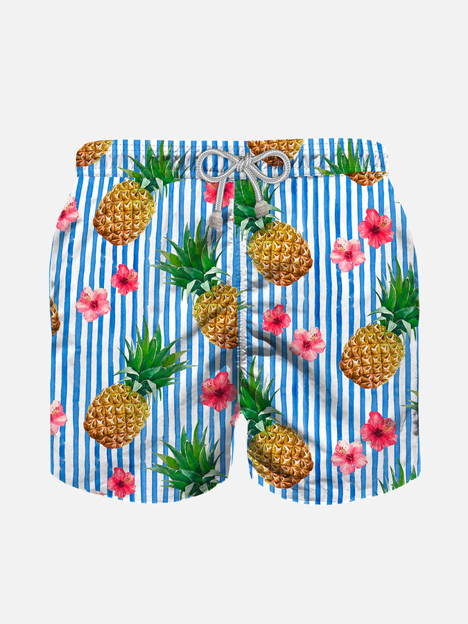 Mc2 Saint Barth Costume da bagno da bambino con stampa ananas