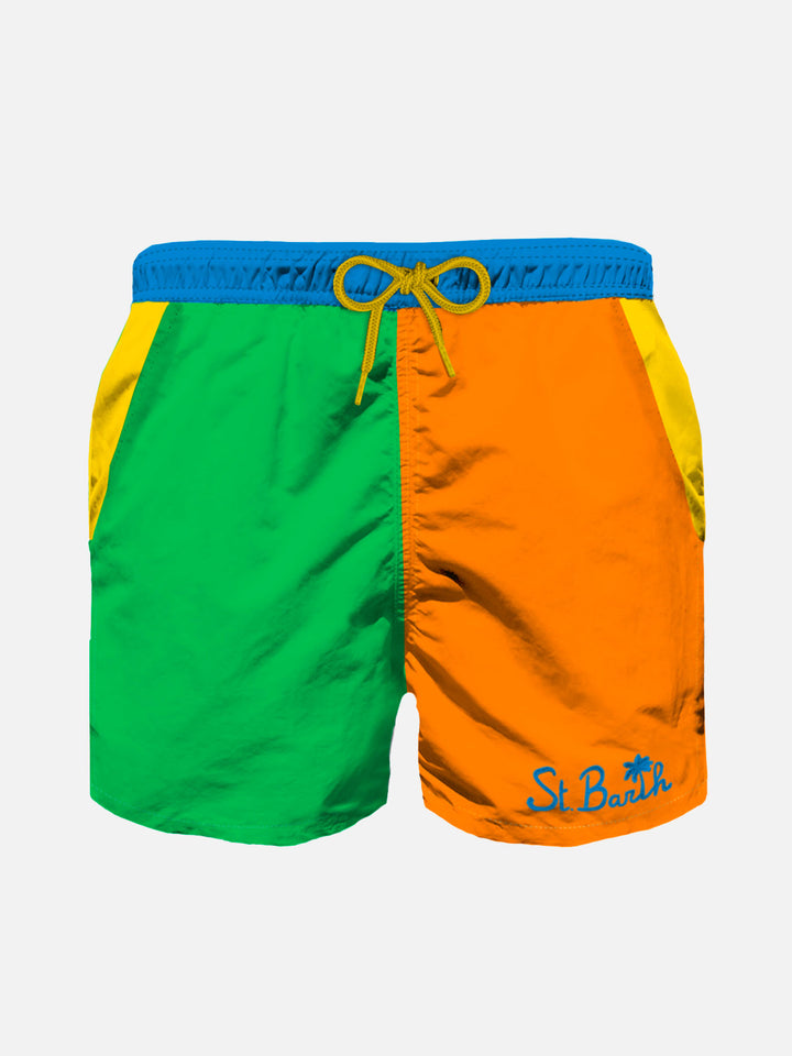 Boy multicolor swim shorts - MC2 Saint Barth
