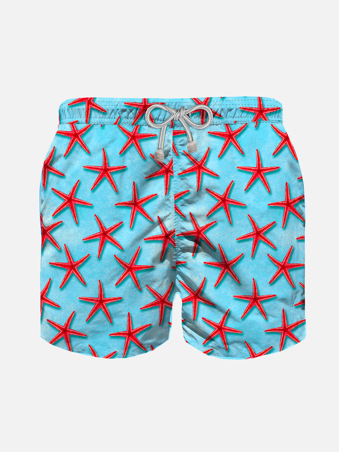 Mc2 Saint Barth Costume da bagno da bambino stelle marine rosse