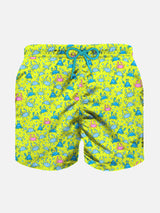 Jungen-Badeshorts mit Krabben-Print