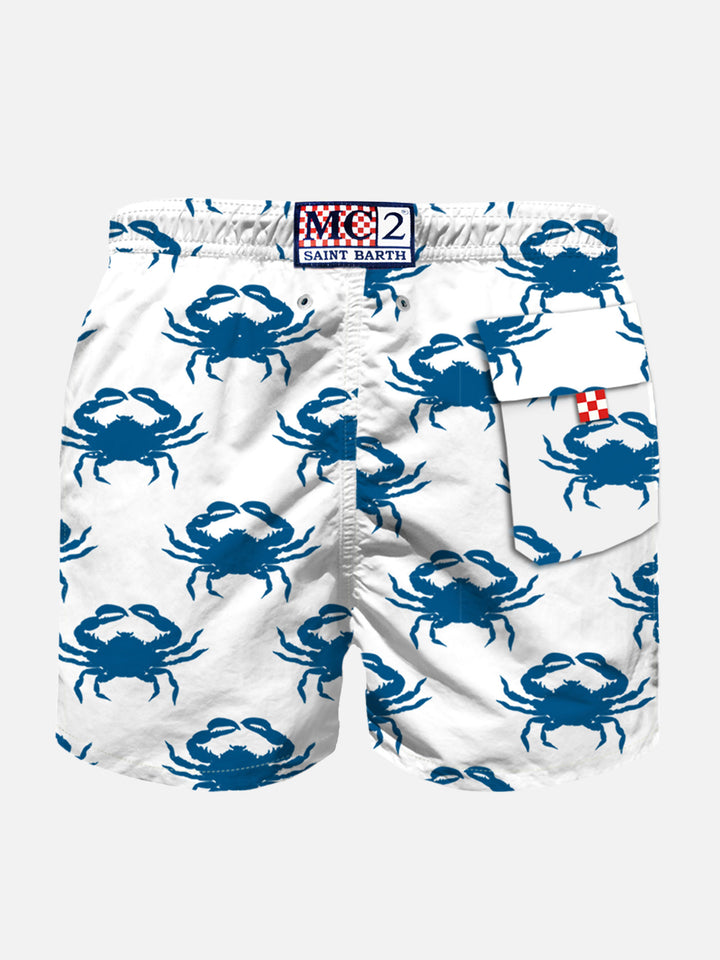 Boy swim shorts with velvet crabs - MC2 Saint Barth