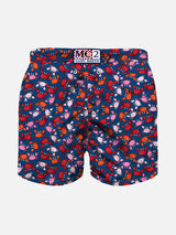 Badeshorts für Jungen mit Krabbenprint