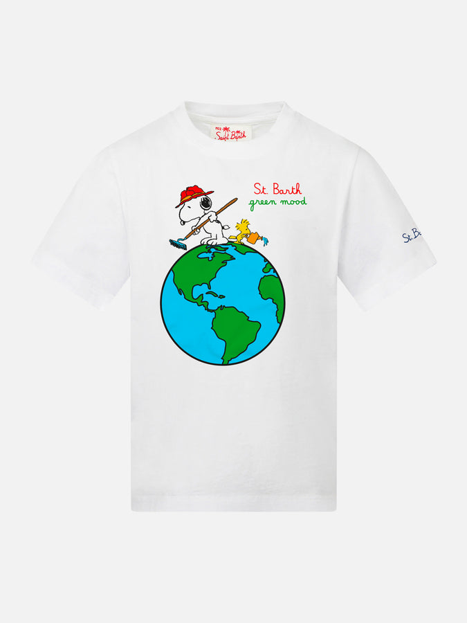 Mc2 Saint Barth T-shirt da bambino in cotone con stampa Snoopy | SNOOPY - EDIZIONE SPECIALE PEANUTS™